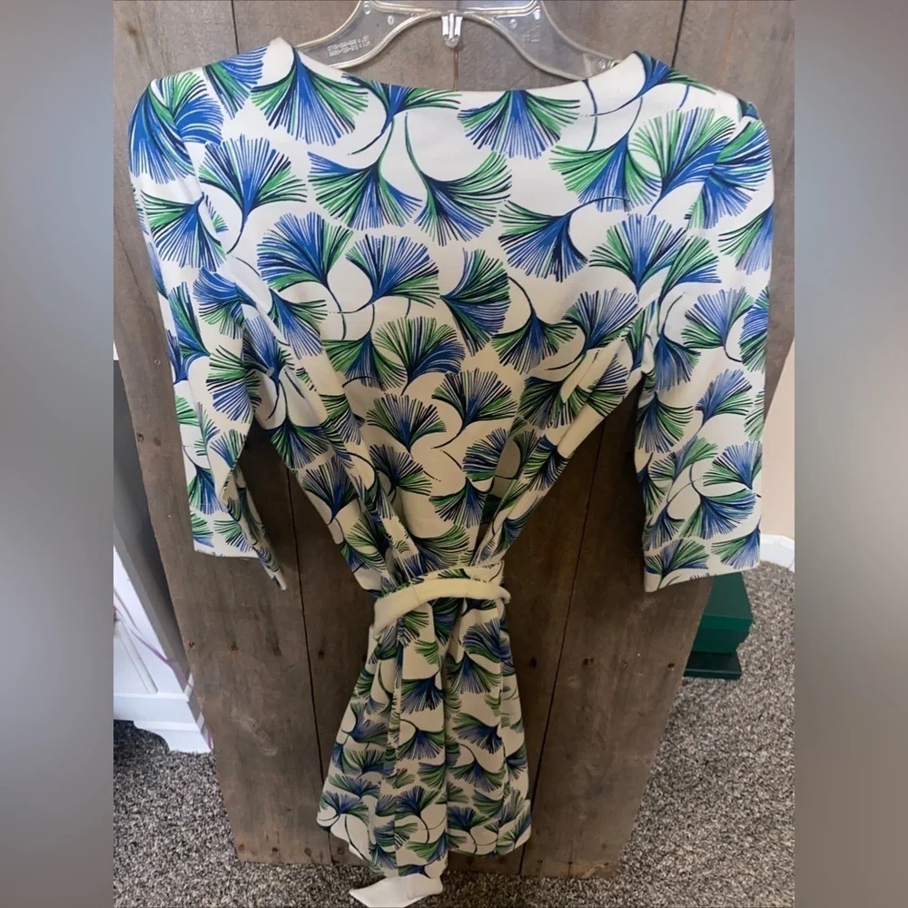 Lilly Pulitzer Peacock feather Dress 3/4 sleeve